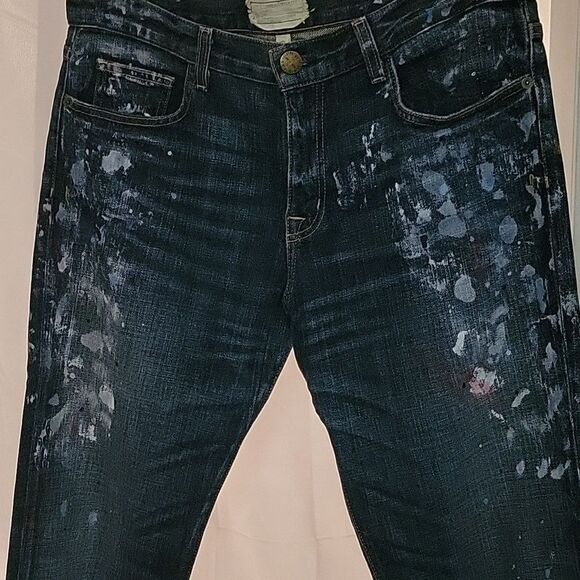 * Current Elliott  paint distressed jeans Final Discount - Picture 2 of 9